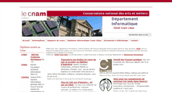 Desktop Screenshot of depinfo.isae.edu.lb
